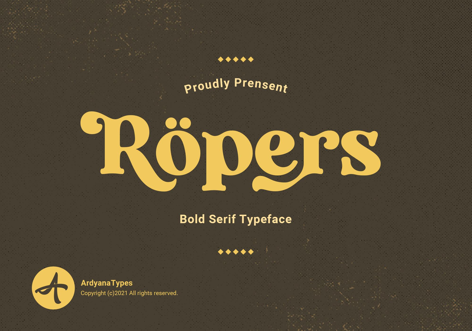 Ropers Font
