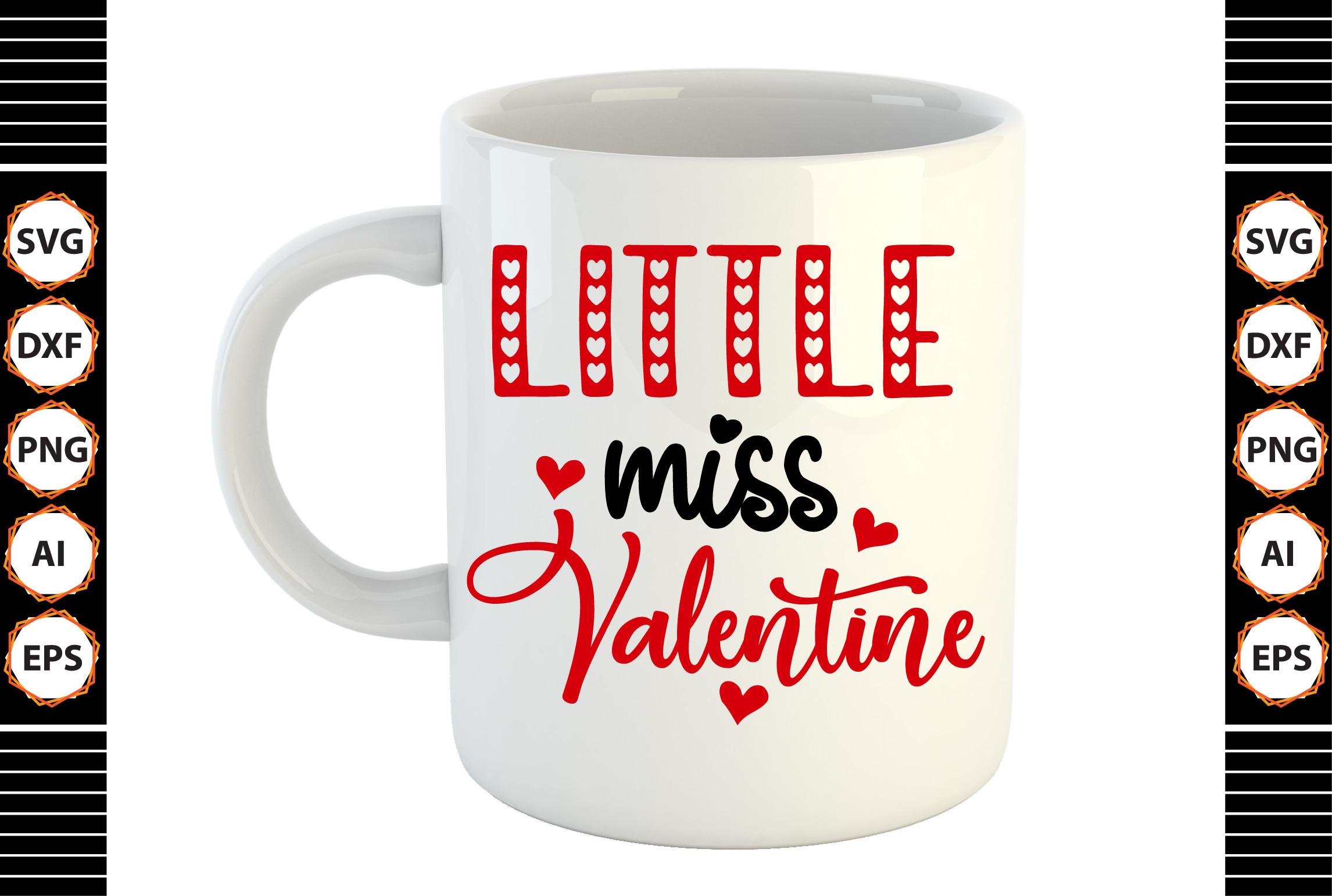 Little Miss Valentine Svg