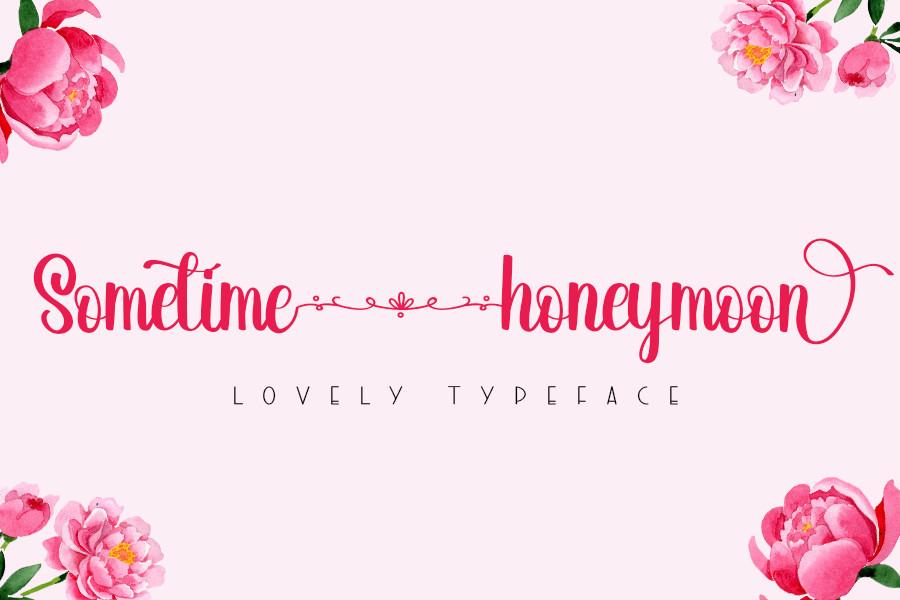 Sometime Honeymoon Font