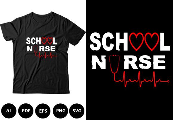School Nurse T-Shirt Design