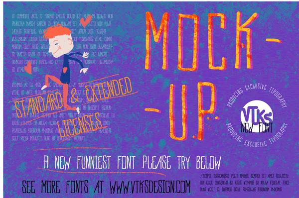 VTKS MockUp Font