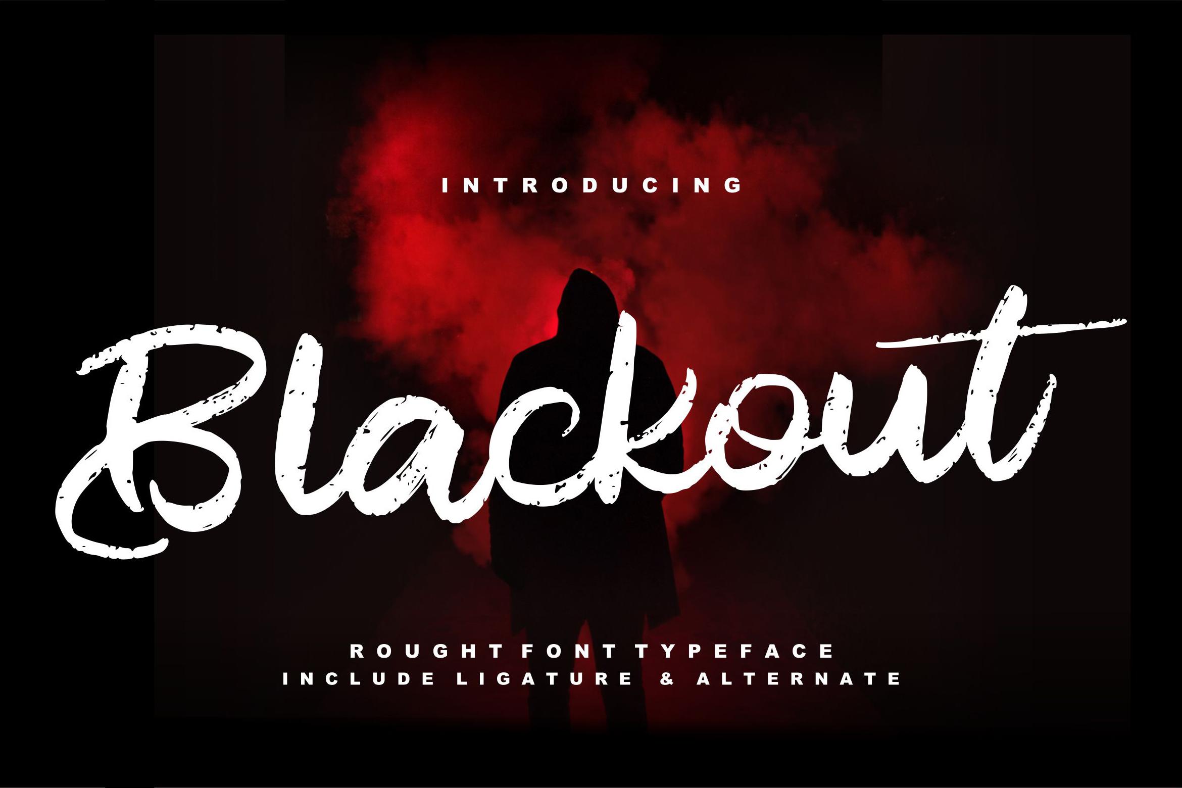 Blackout Font