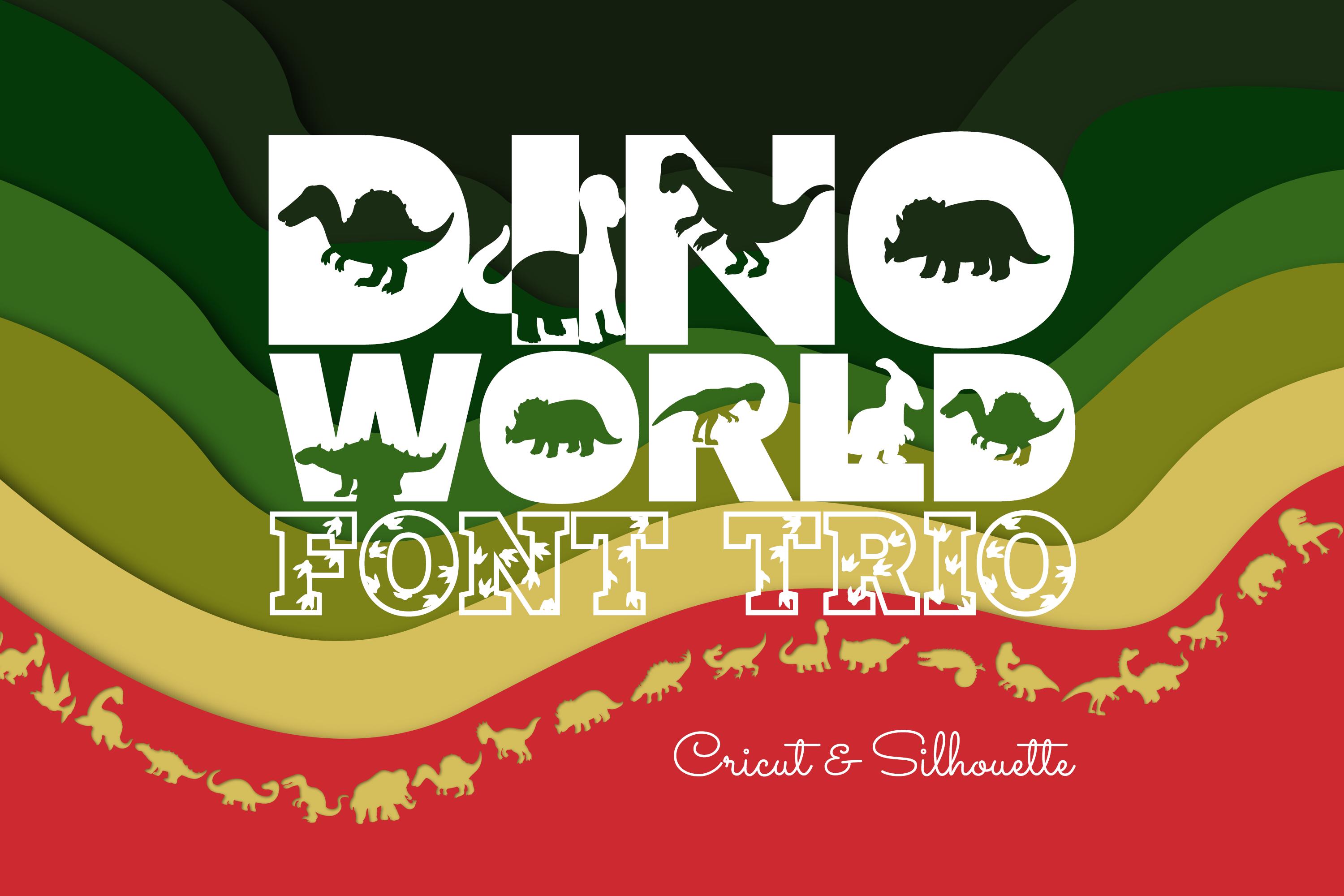 Dino World Trio Font
