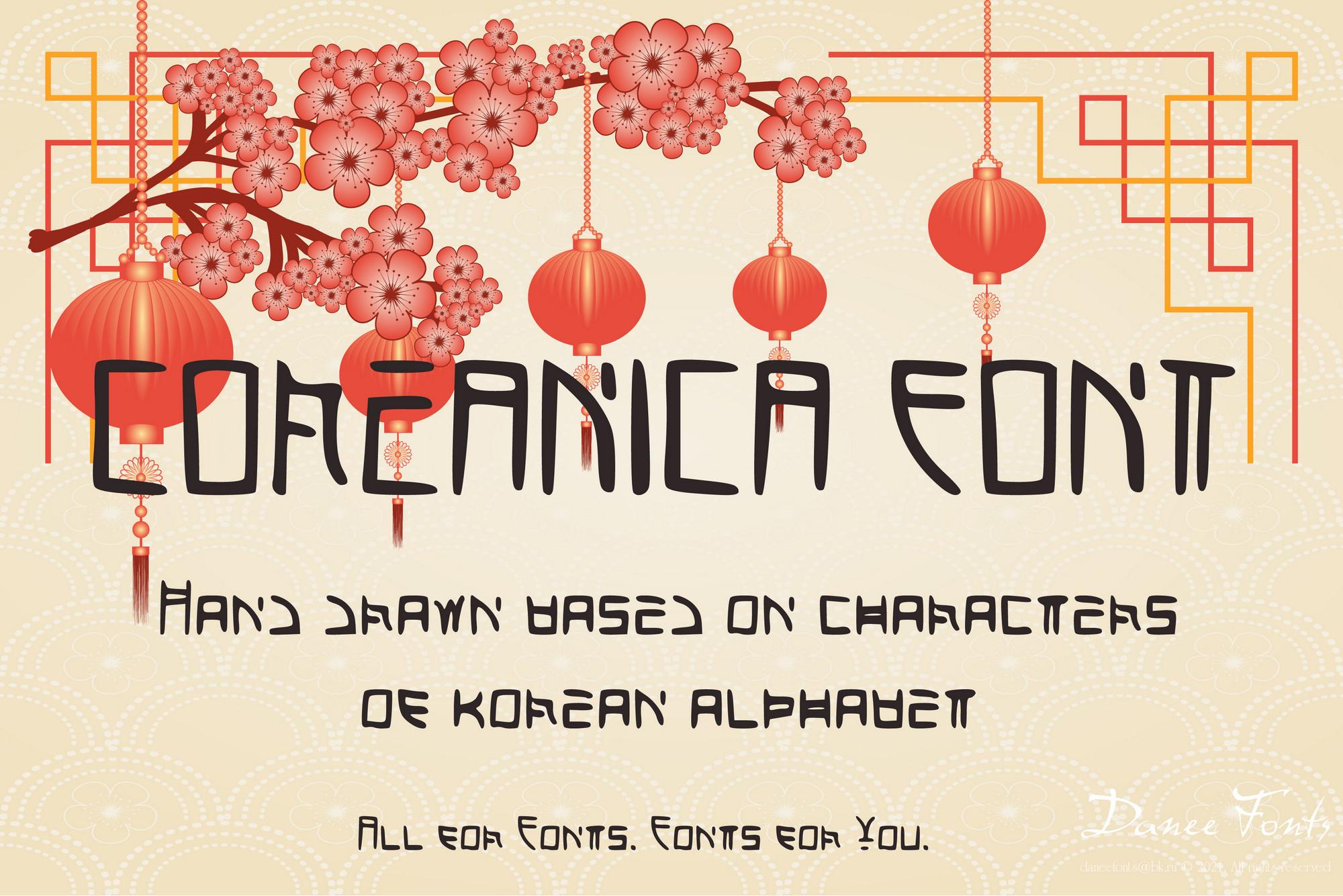 Coreanica Font