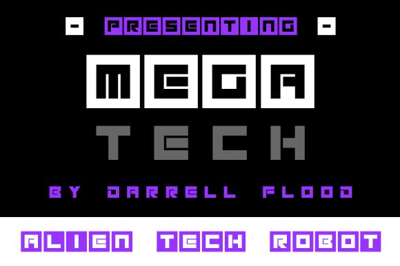 Megatech Font