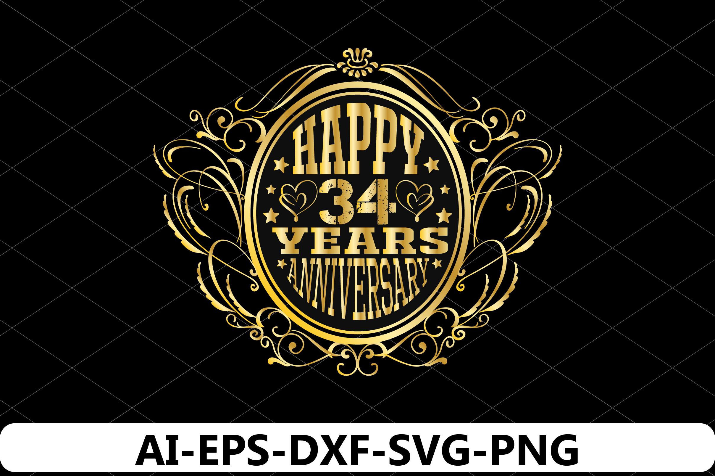 Happy 34 Years Anniversary