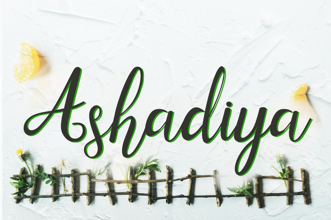 Ashadiya Font