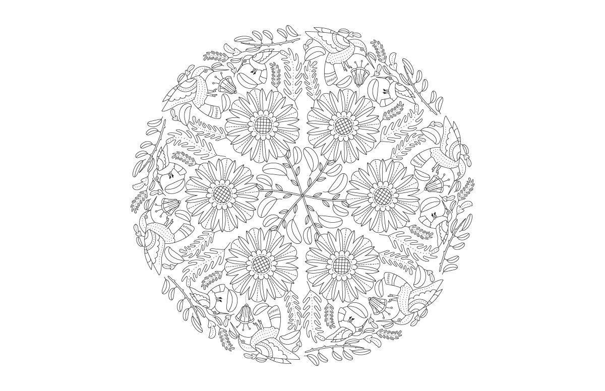 Jungle Coloring Page