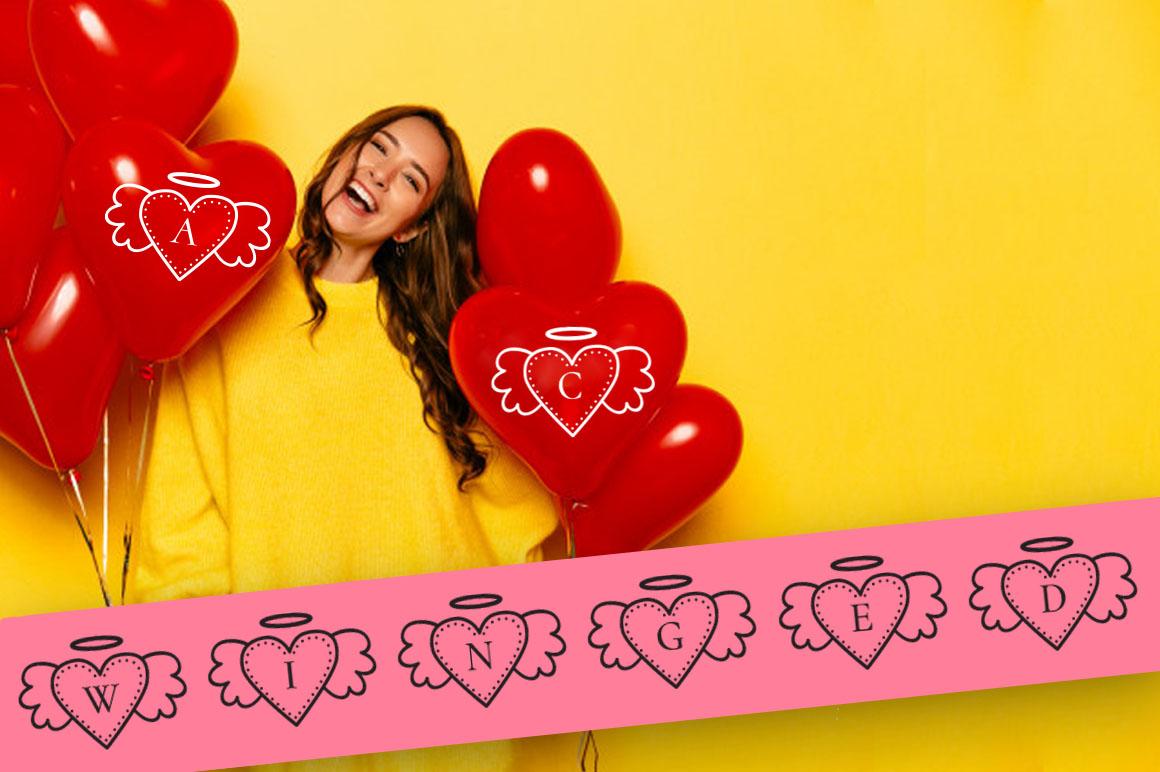 Winged Heart Font