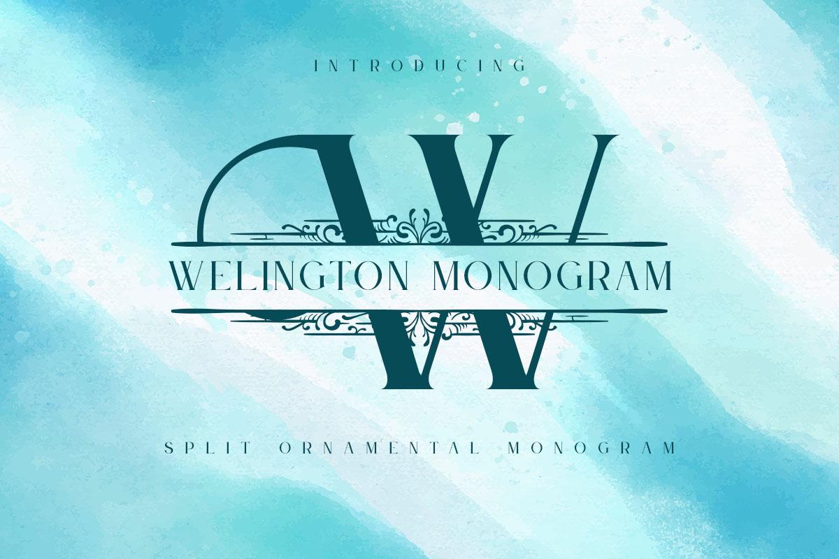 Welington Monogram Font