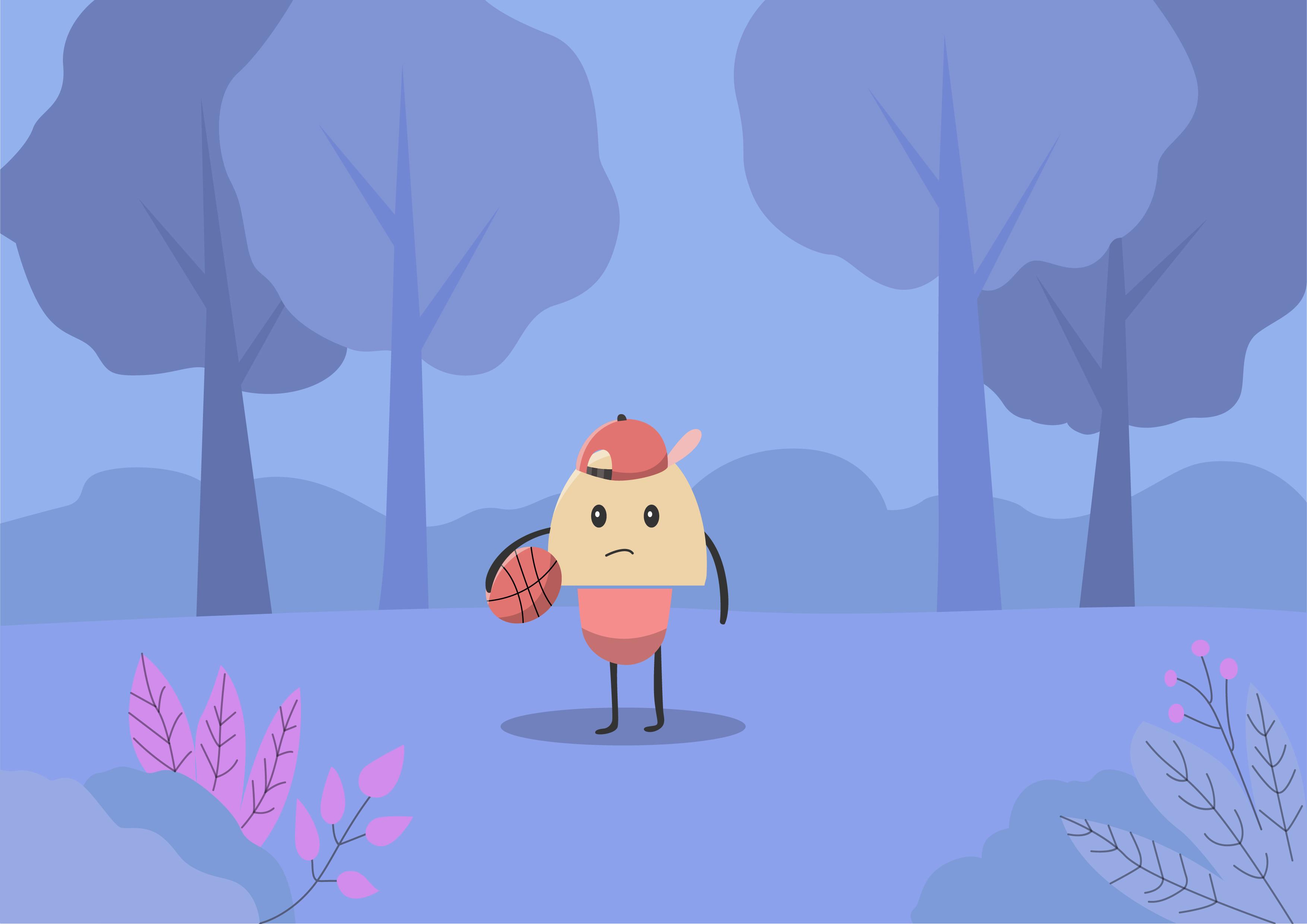 Cute Peanut Dumb Illustration #324