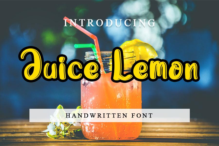 Juice Lemon Font