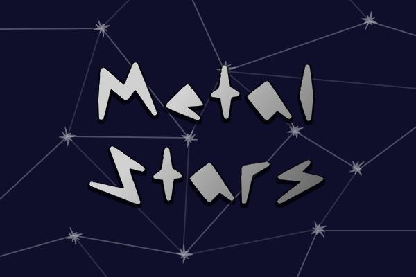 Metal Stars Font