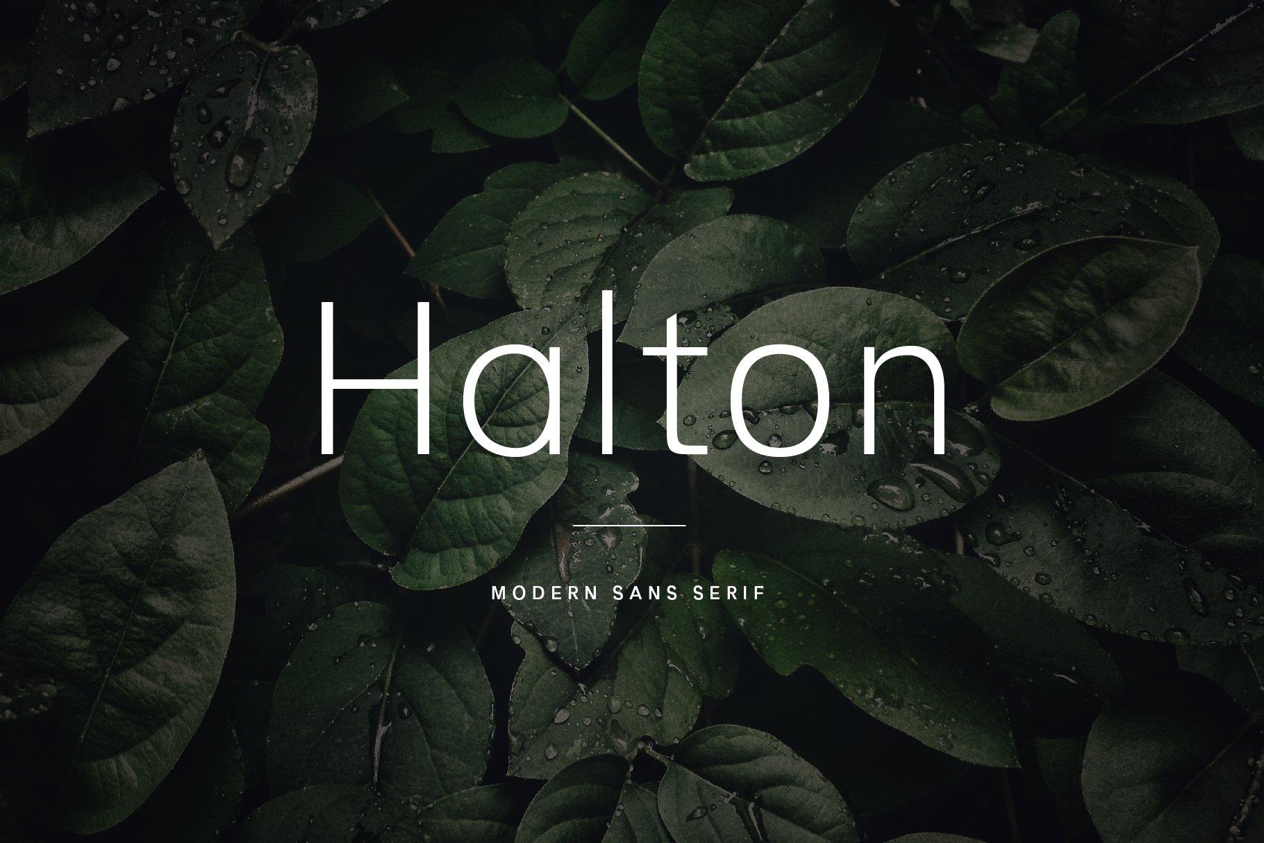 Halton Font