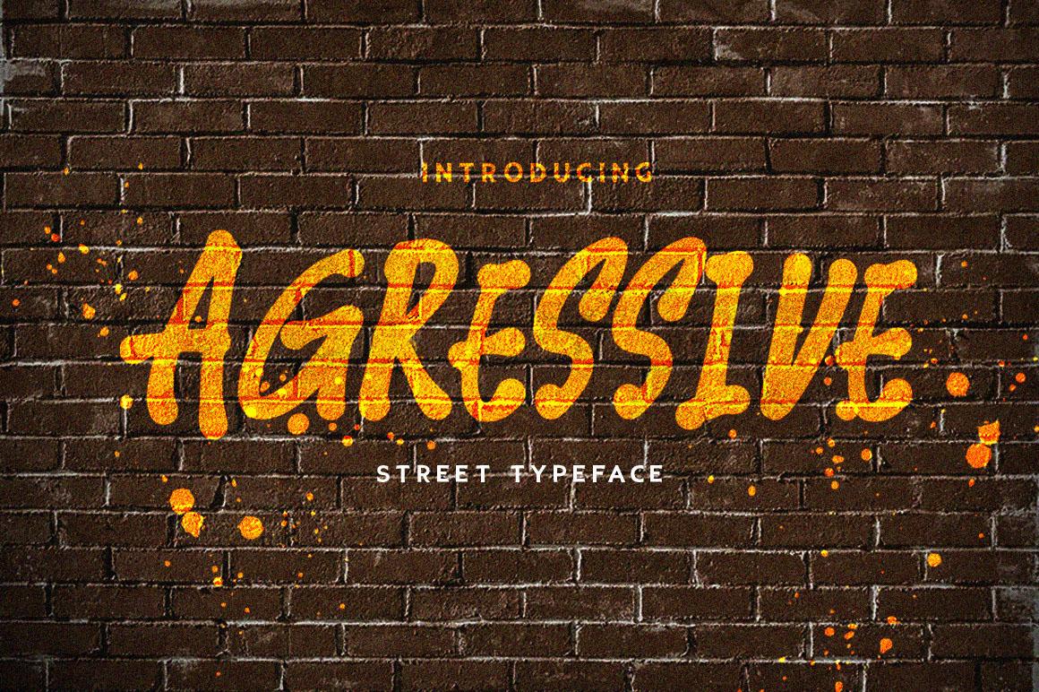 Agressive Font