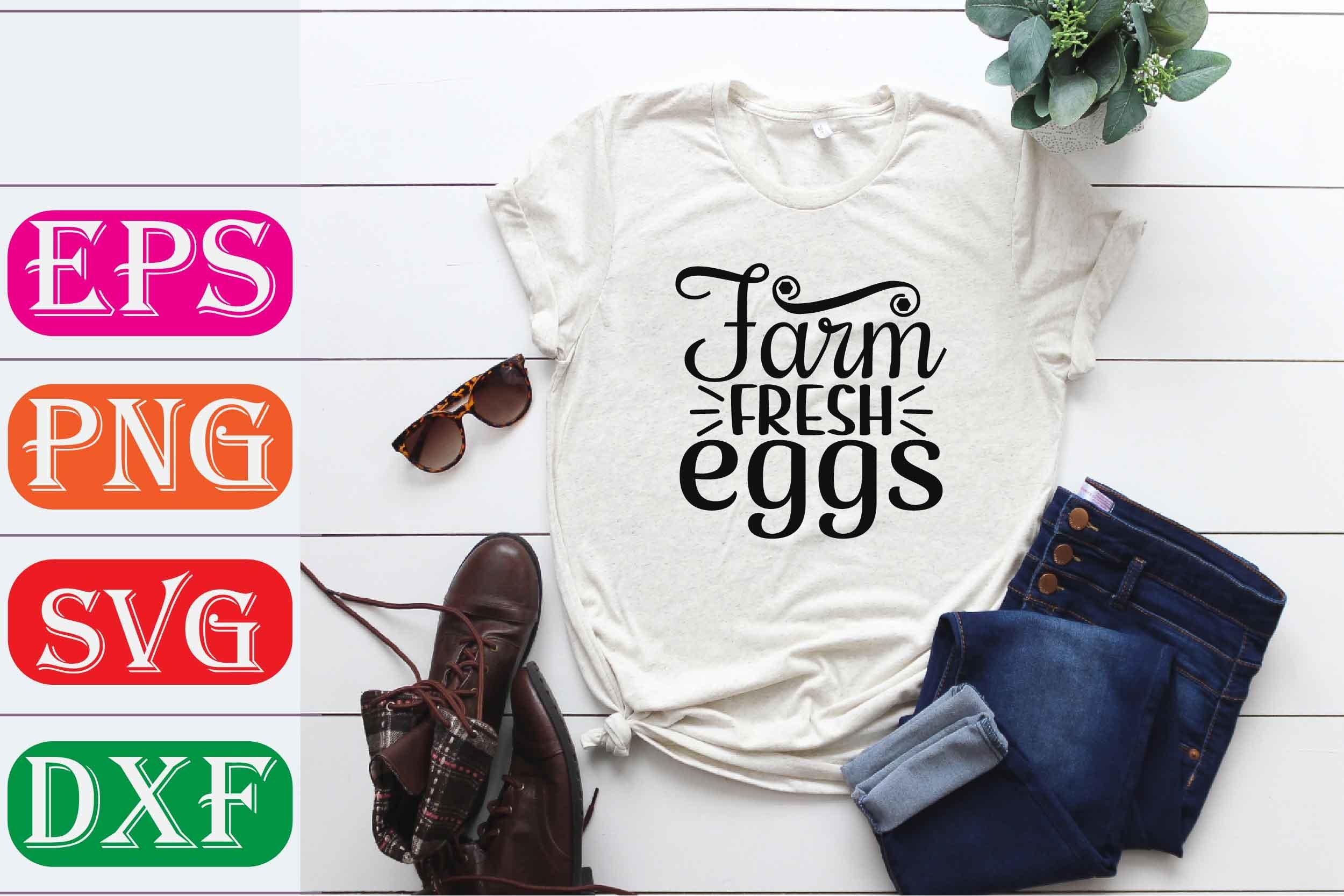 Farm House SVG Design. Farm Fresh Eggs