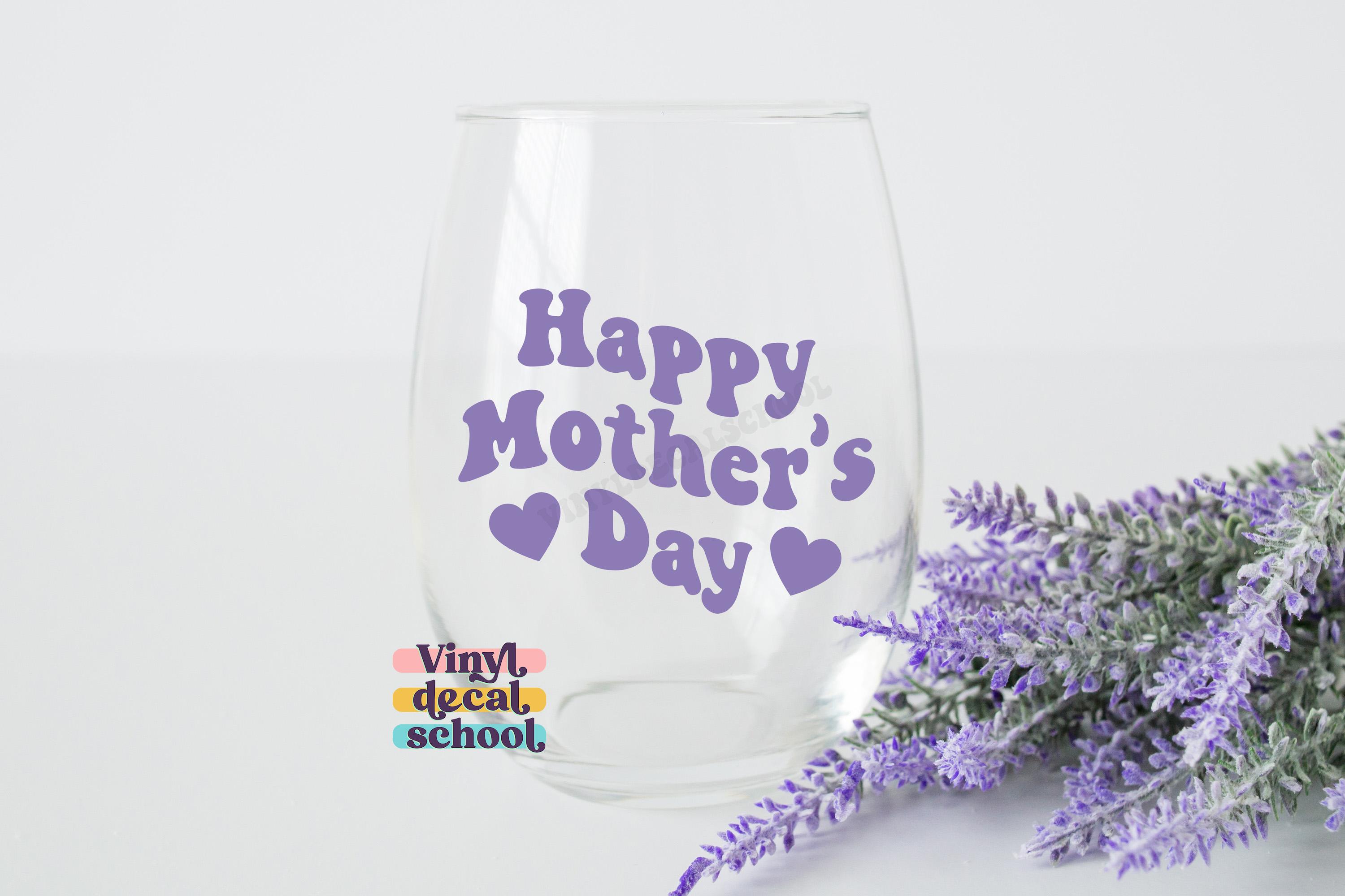 Retro Style Happy Mother's Day SVG File