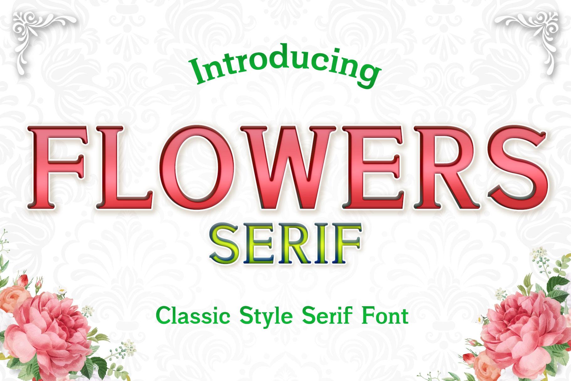Flowers Font