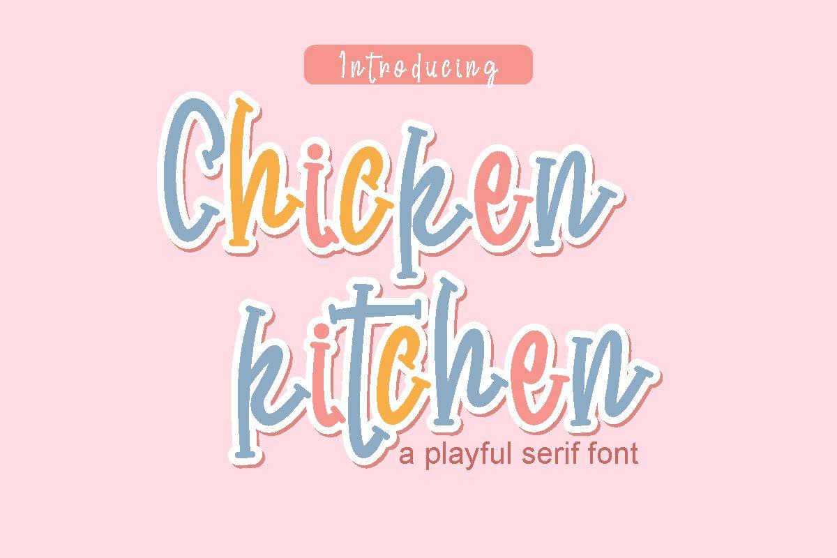 Chicken Kitchen Font