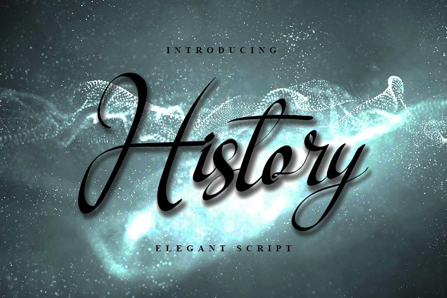 History Font