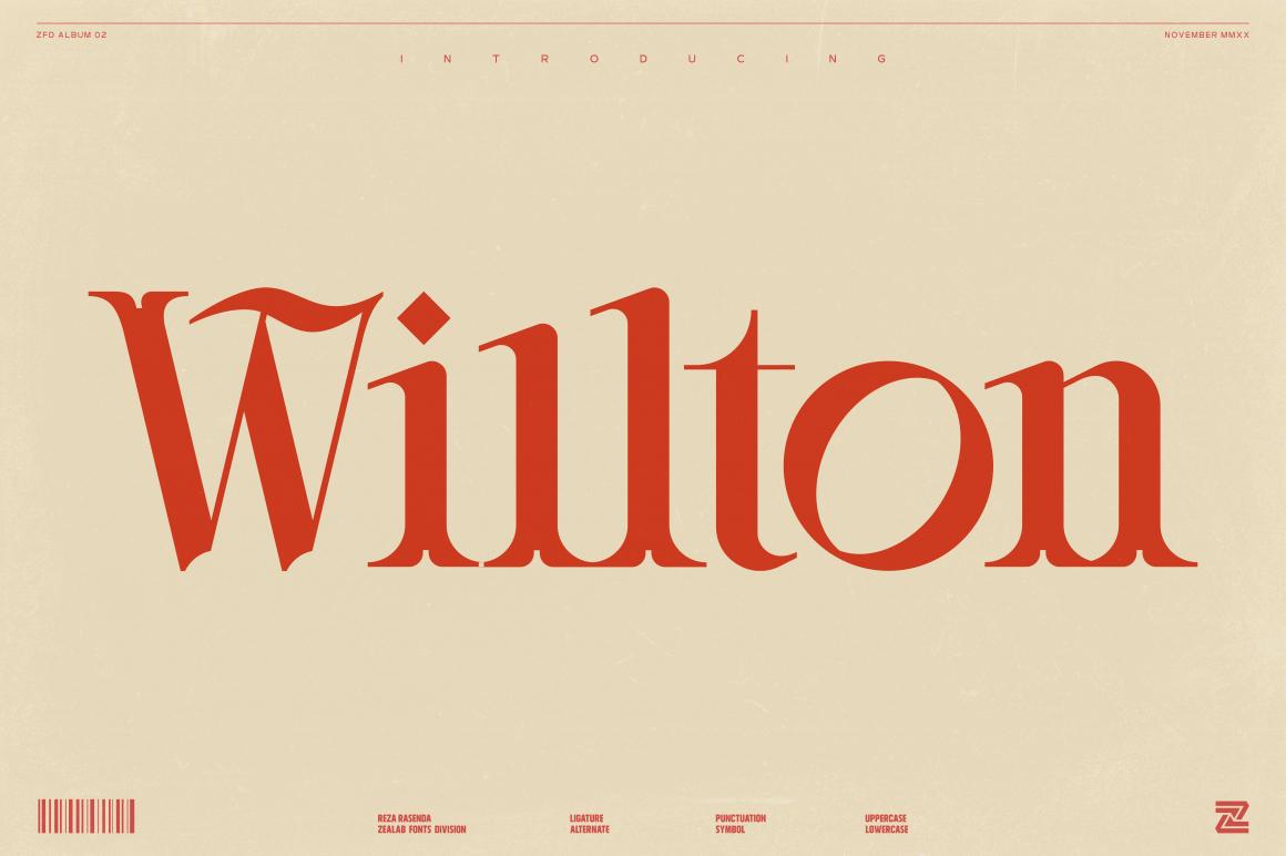 Willton Font