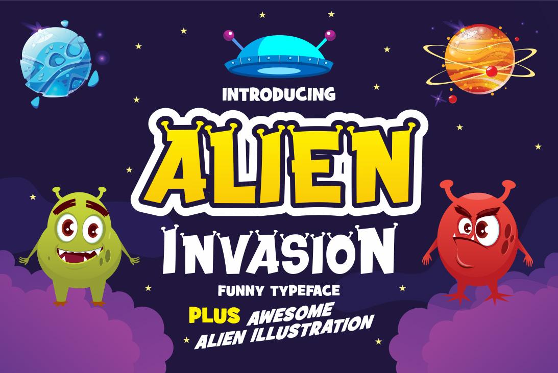 Alien Invasion Font