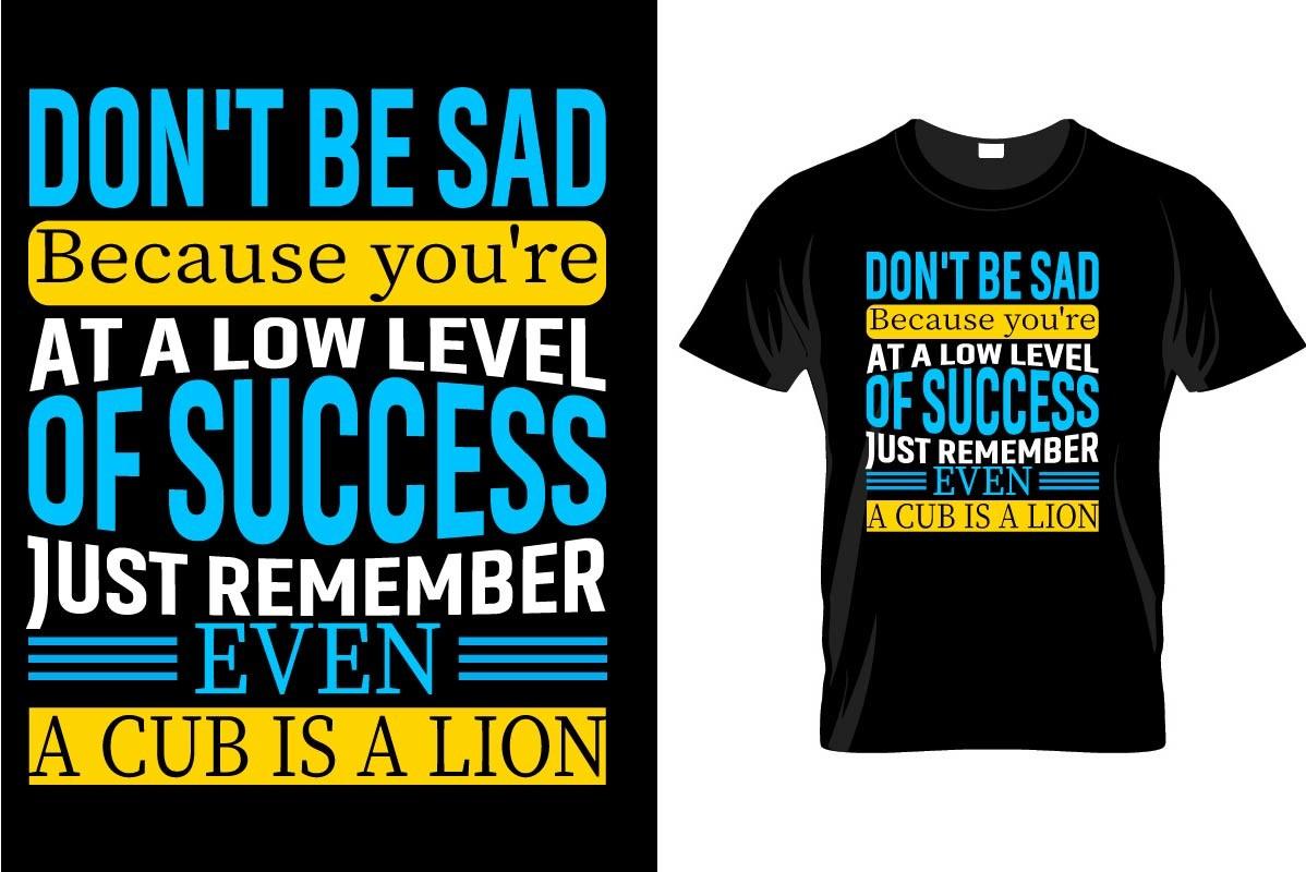 Typography T-Shirt Design for Print
