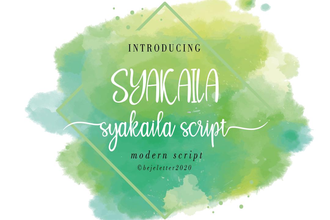 Syakaila  Font