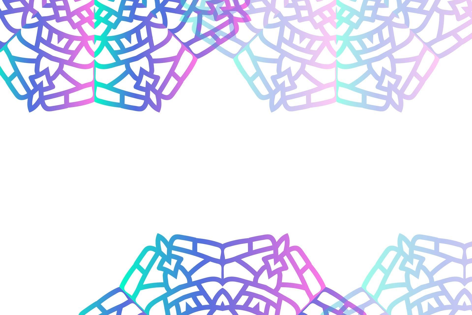 Mandala Geometric Vector Background
