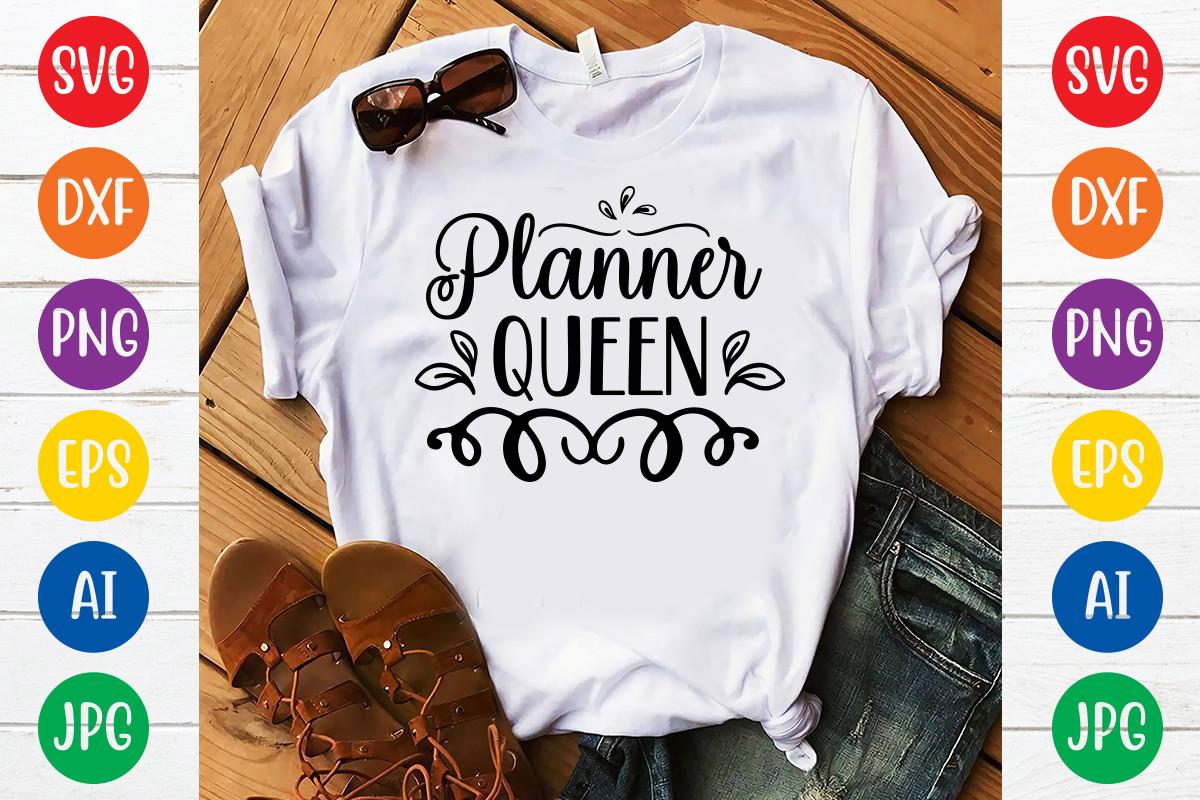 Planner Queen Svg Design