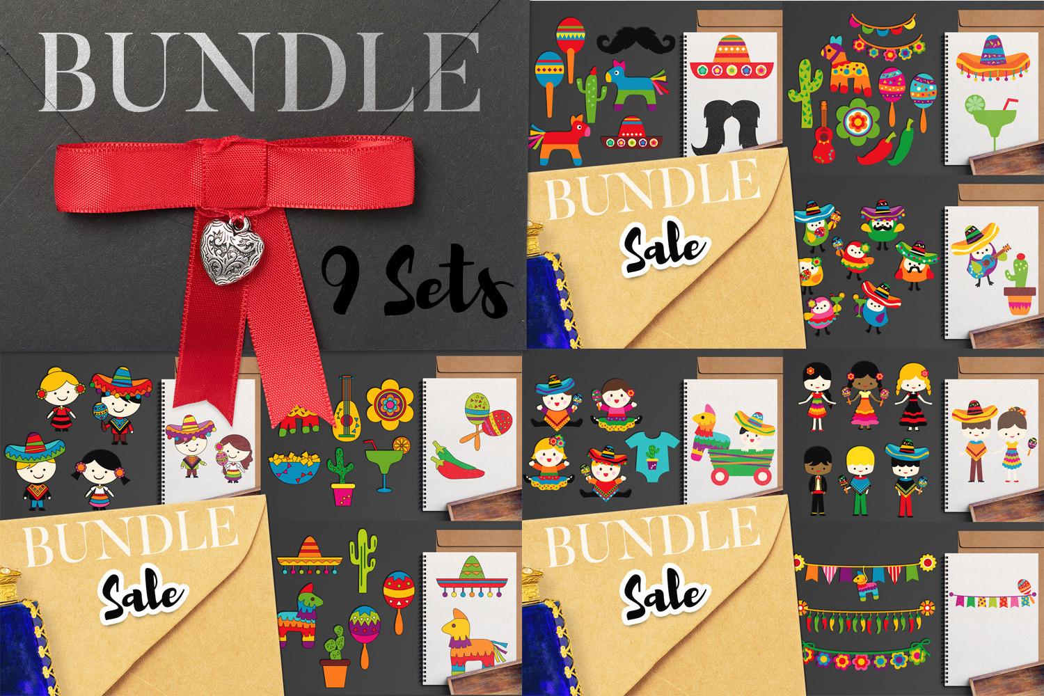 Cinco De Mayo Clipart Mega Bundle