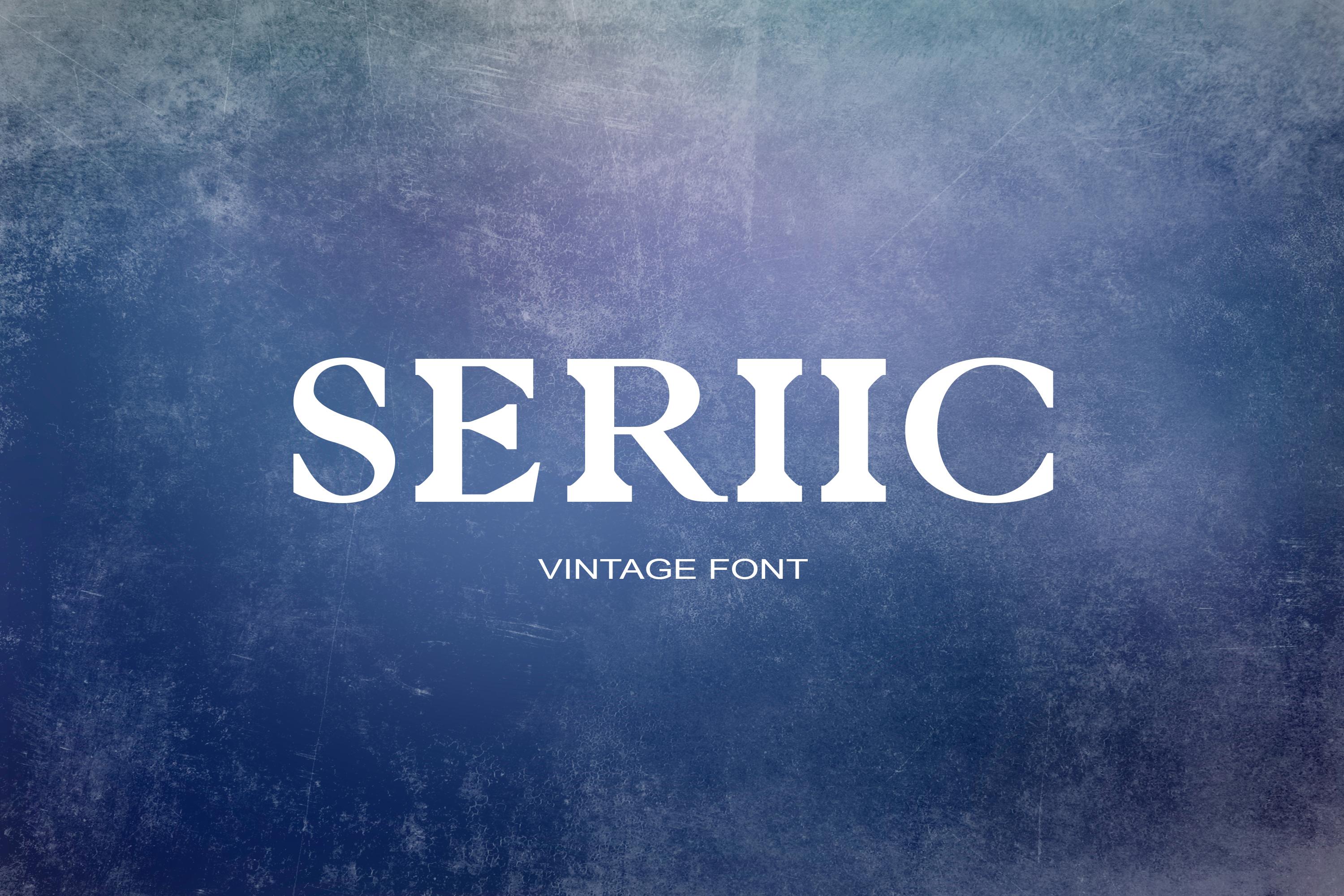 Seriic Font