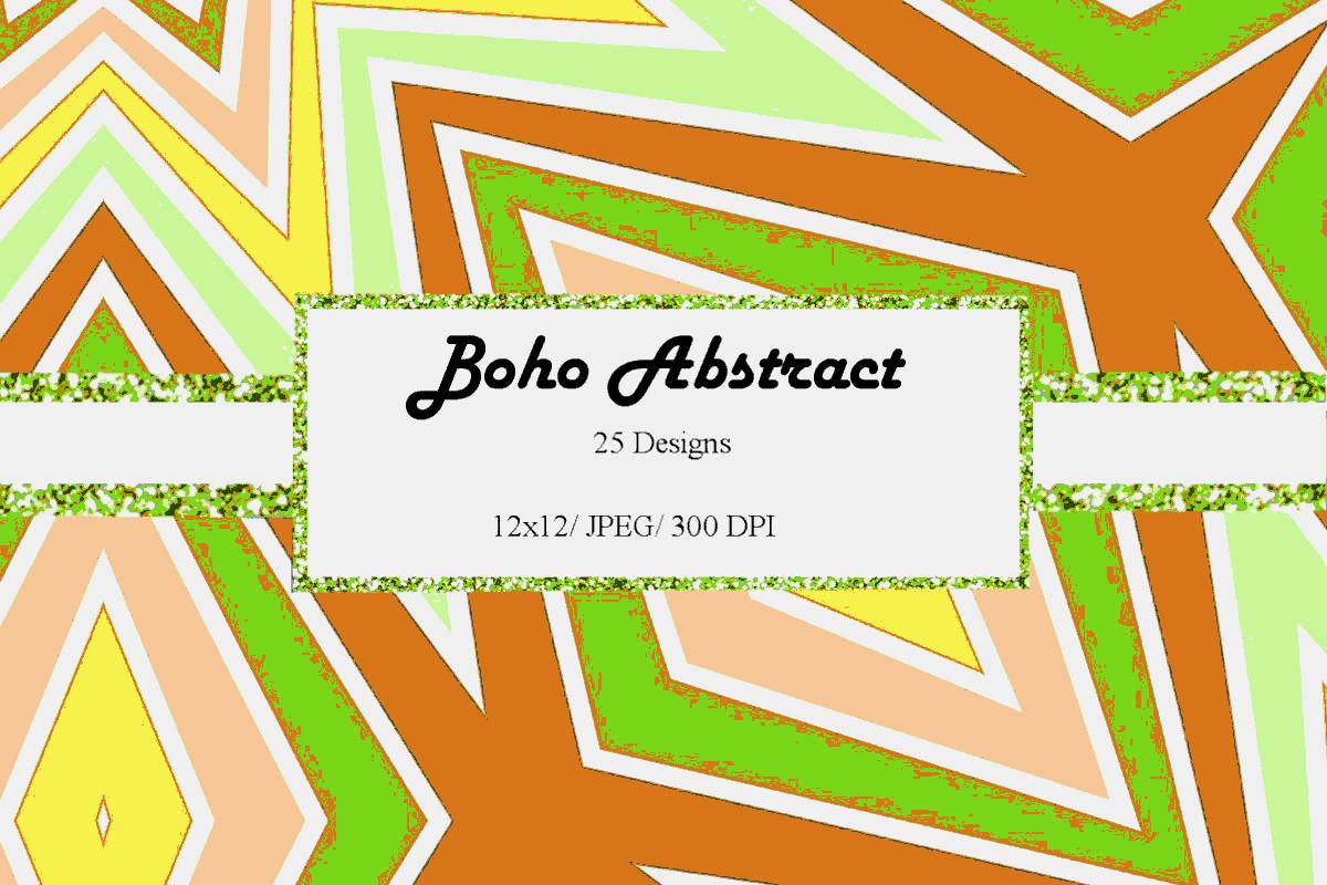 12x12  Digital Paper Abstract Boho 59