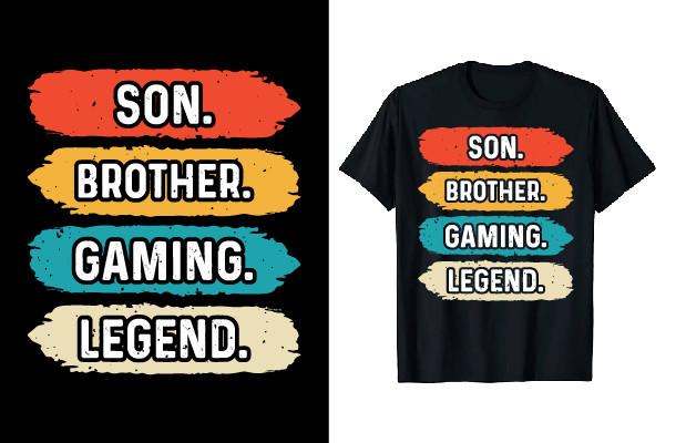 Retro Vintage Game T-Shirt Design