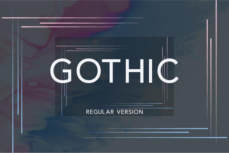 Gothic Regular Font