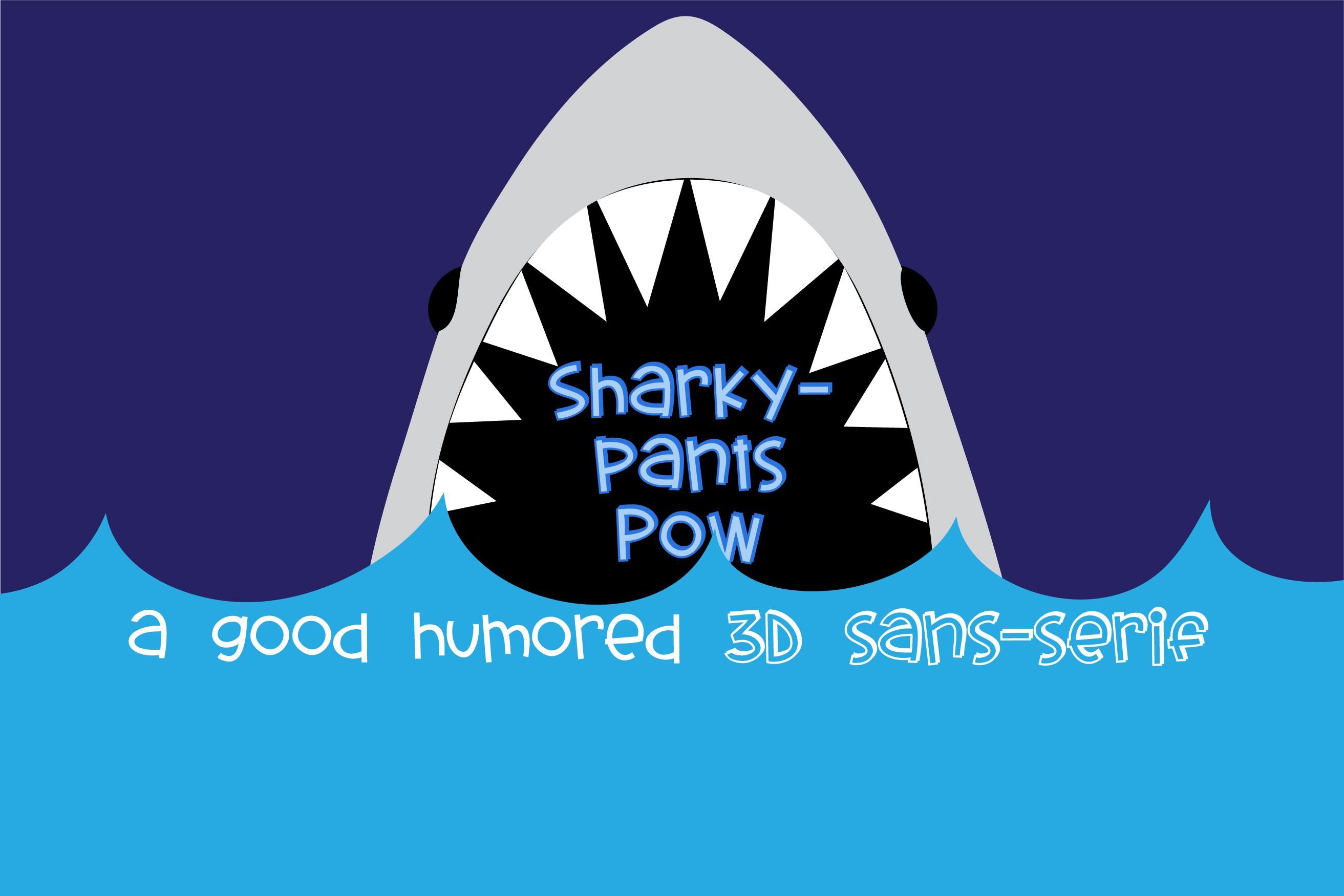 Sharkypants Pow Font