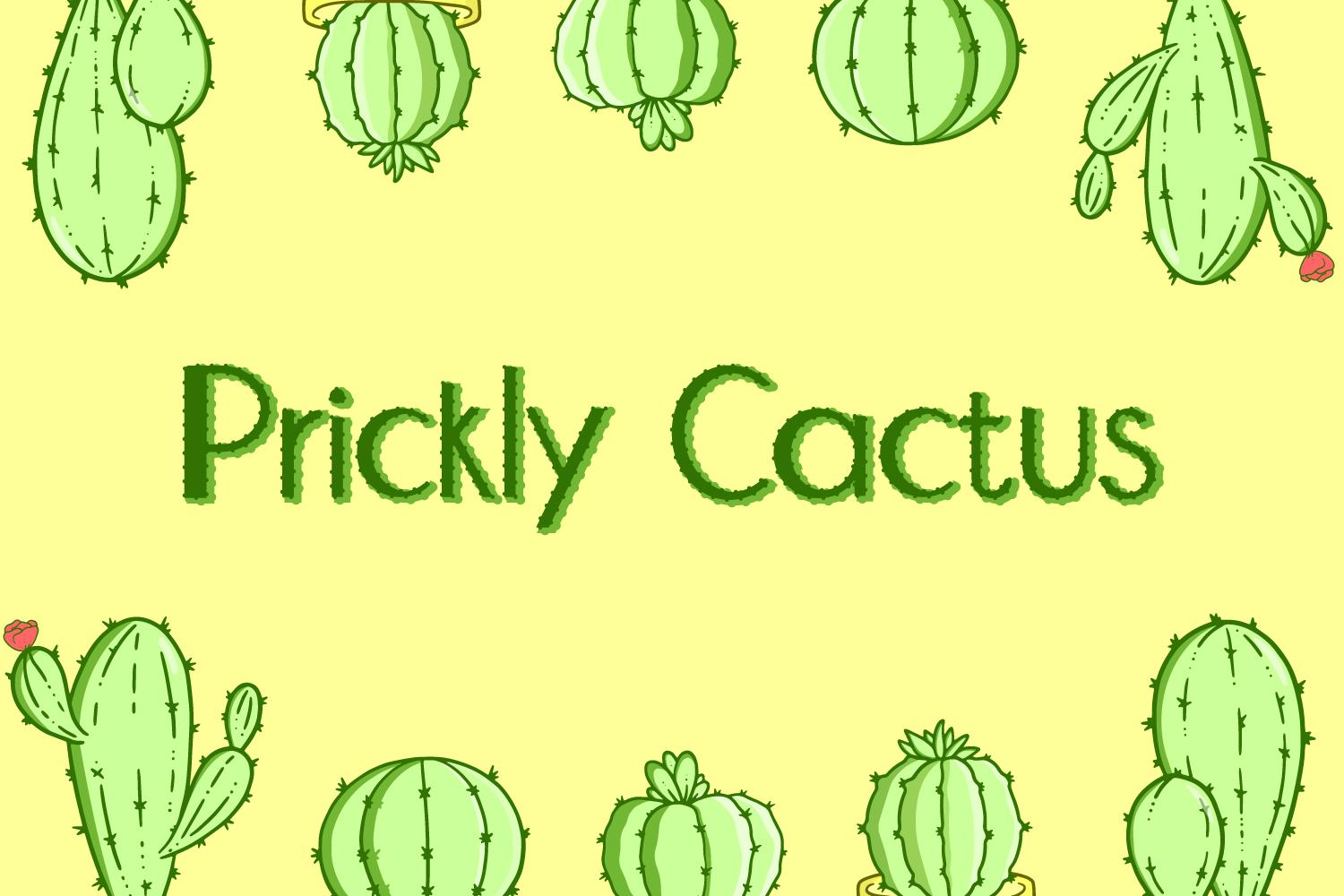 Prickly Cactus Font