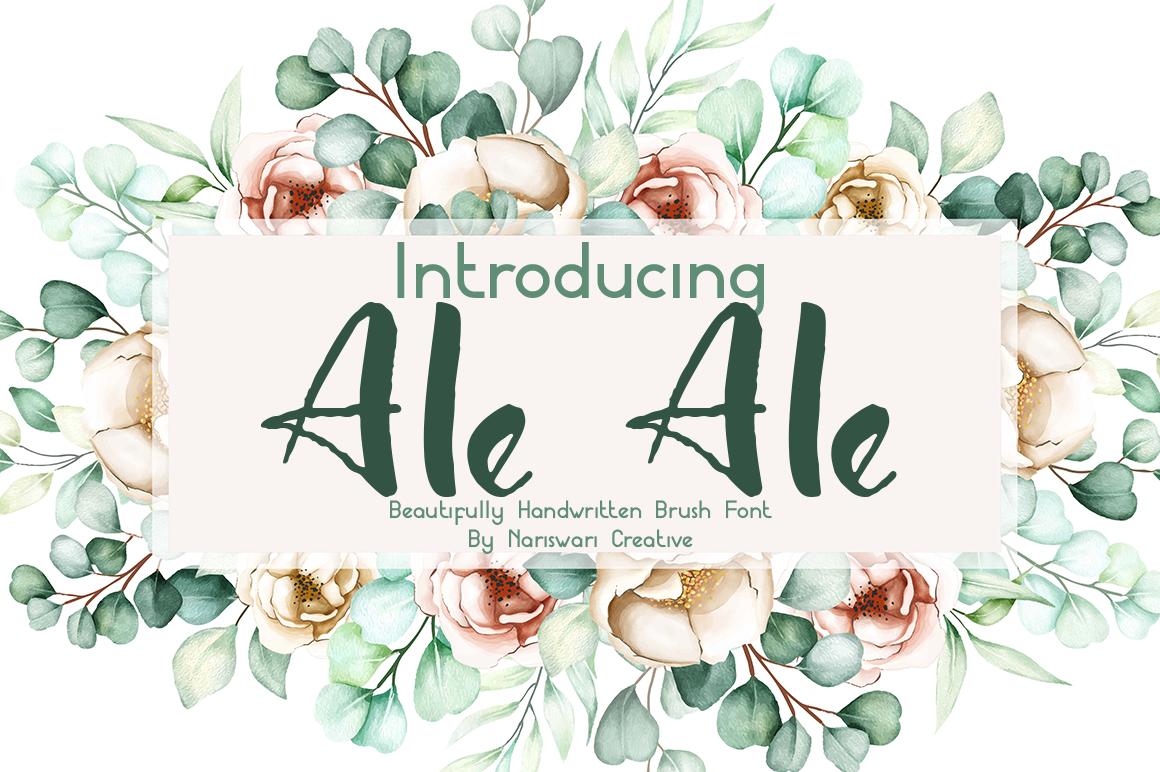 Ale Ale Font