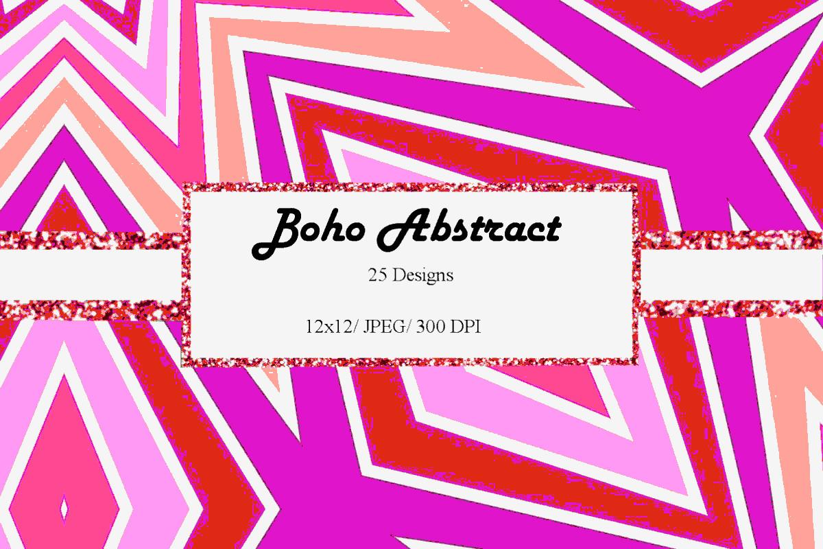 Digital Paper Abstract Boho