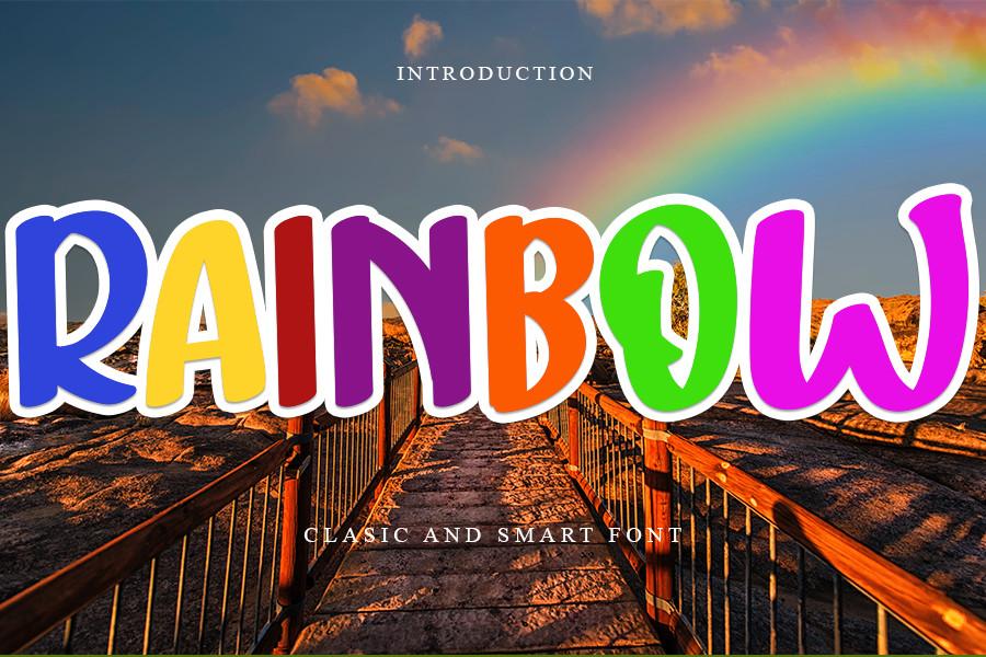 Rainbow Font