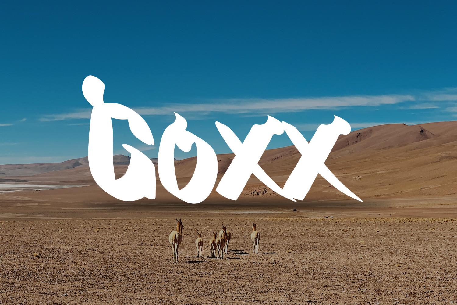 Goxx Font