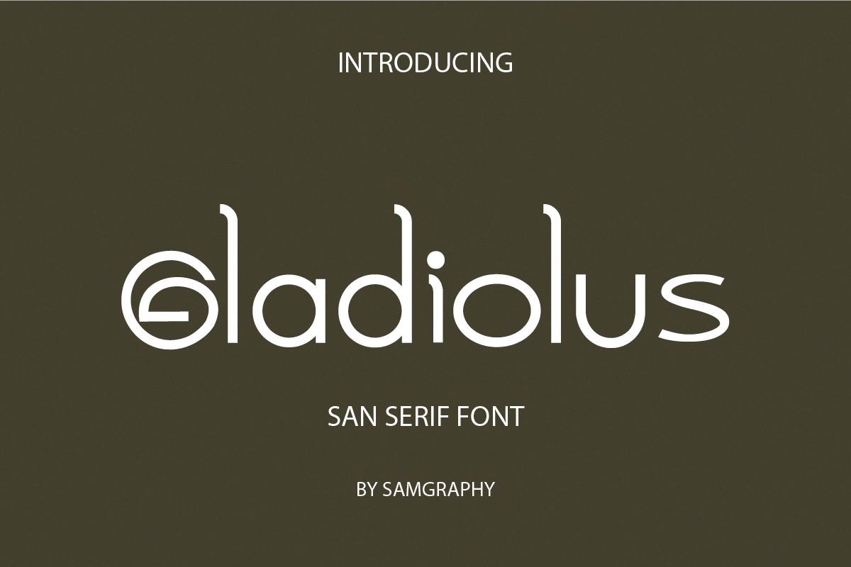 Gladiolus Font