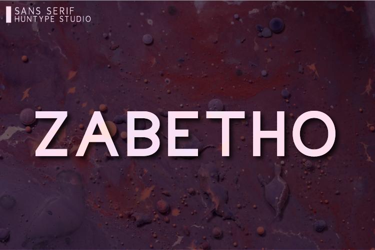 Zabetho Font