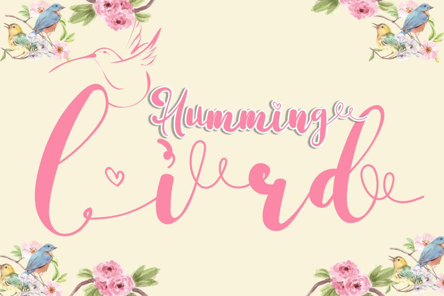 Humming Bird Font