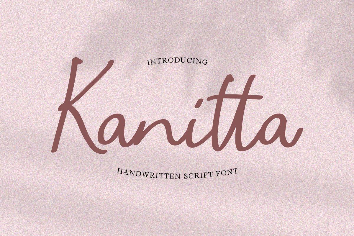 Kanitta Font