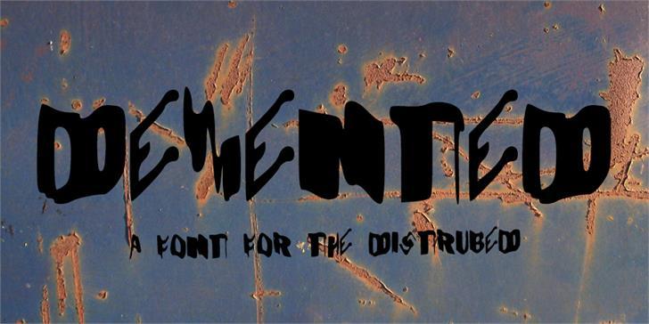 Demented Font