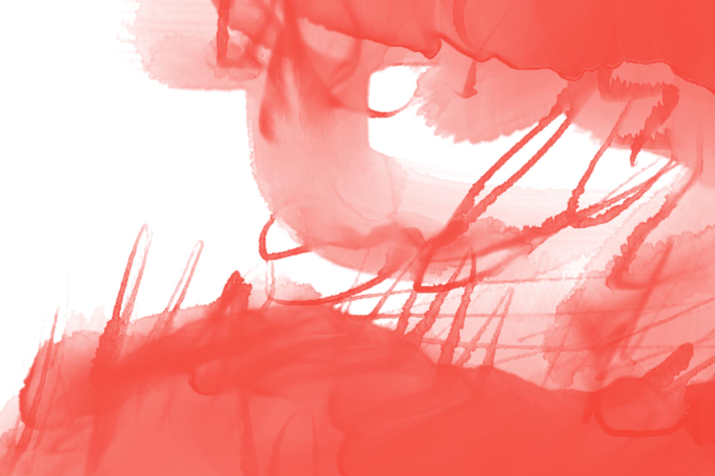 Watercolor Stains Wedding