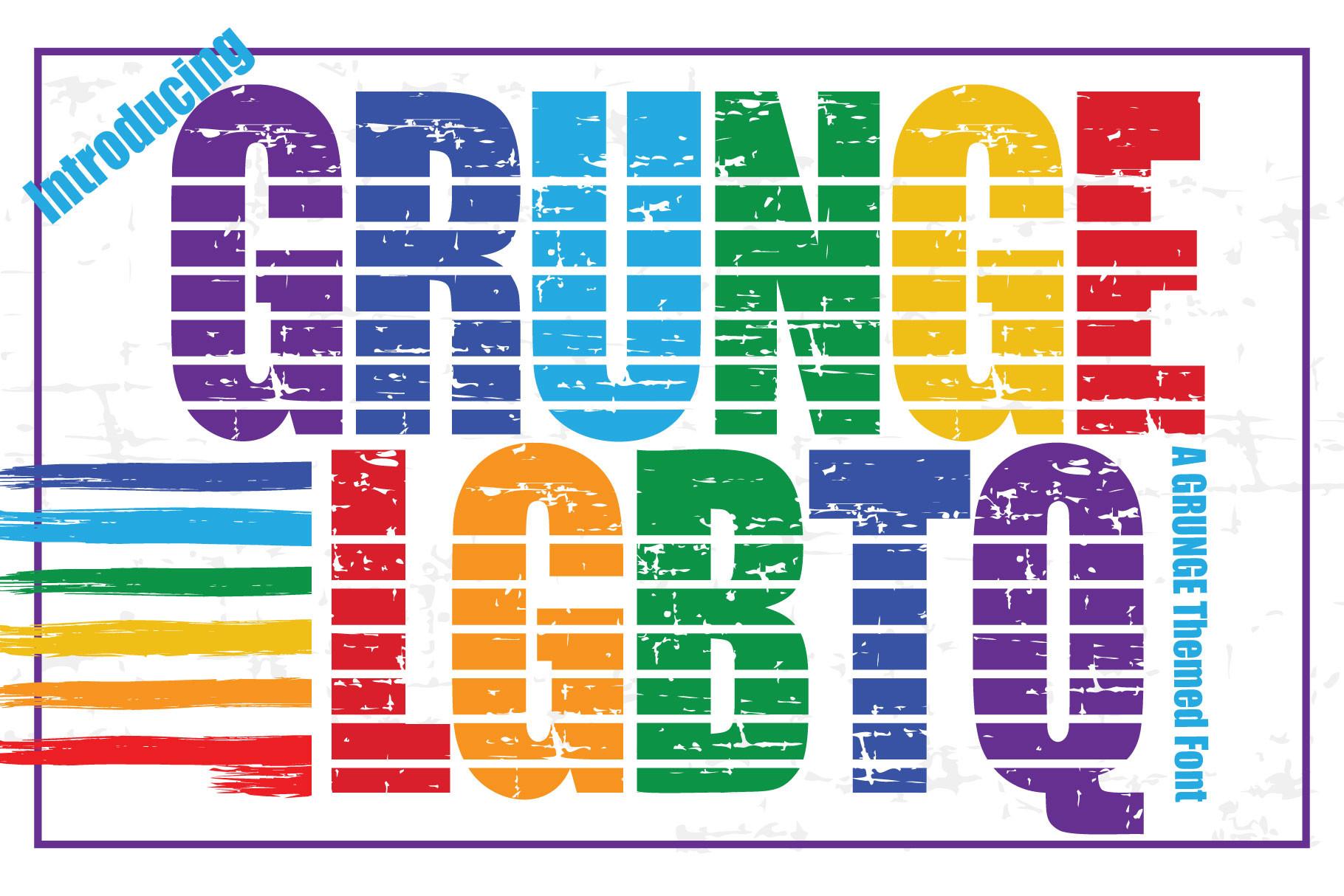 Grunge LGBTQ Font