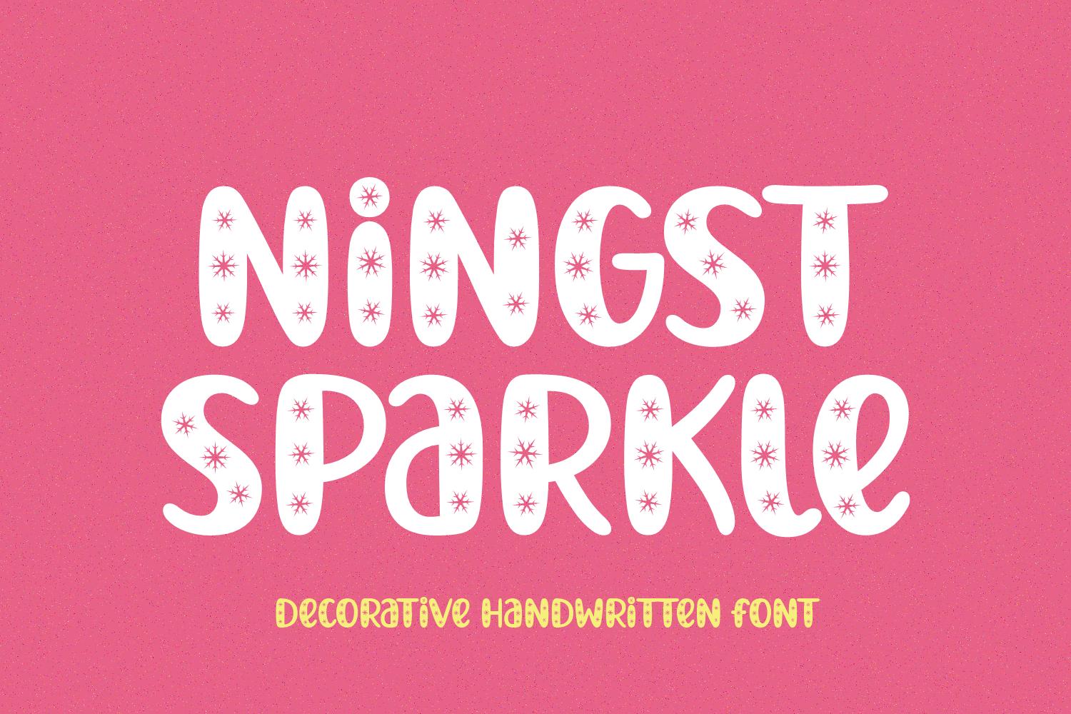 Ningst Sparkle Font