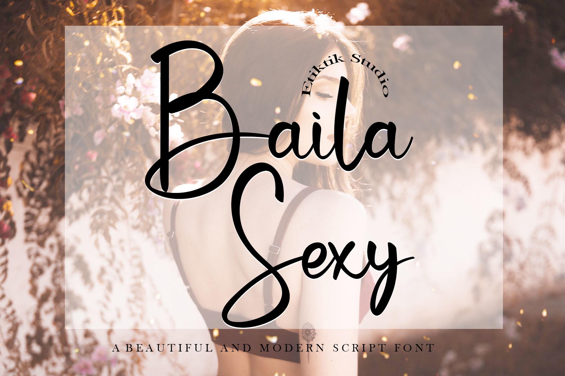 Baila Sexy Font